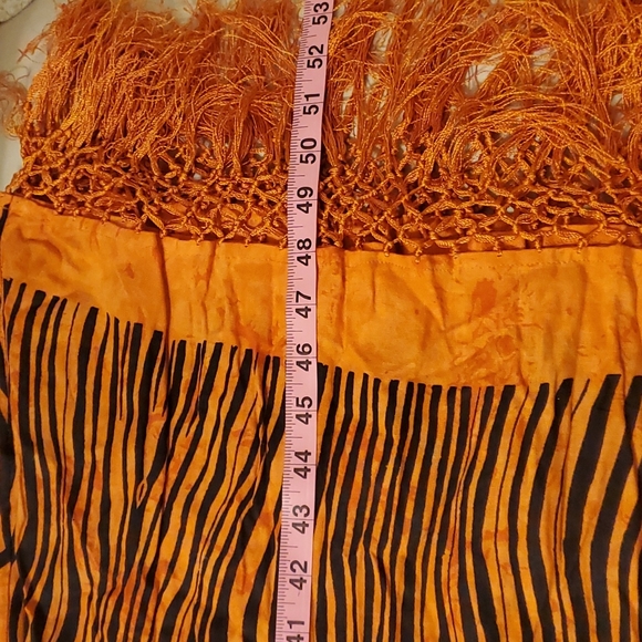 MAGIC Plus Size Sleeveless Maxi Summer dress 3X Orange - Picture 8 of 10